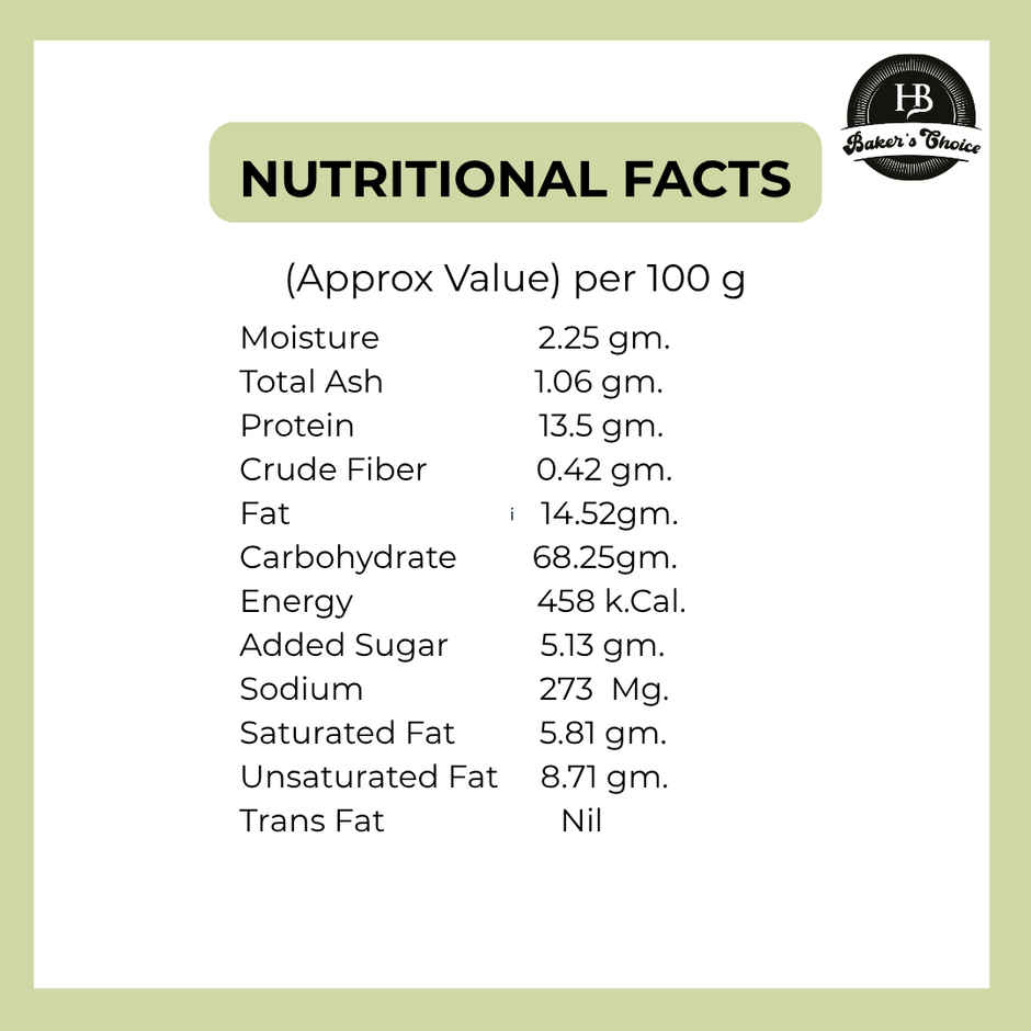 HB BAKERS CHOICE Whole Wheat Rusk | 0%Maida