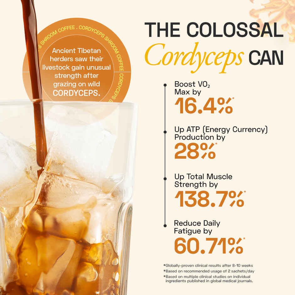 Ace Blend Cordyceps Mushroom Medium Roast Organic Coffee Premix