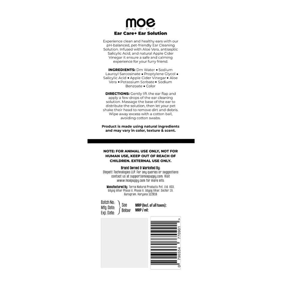 Moe Puppy Ear Care
