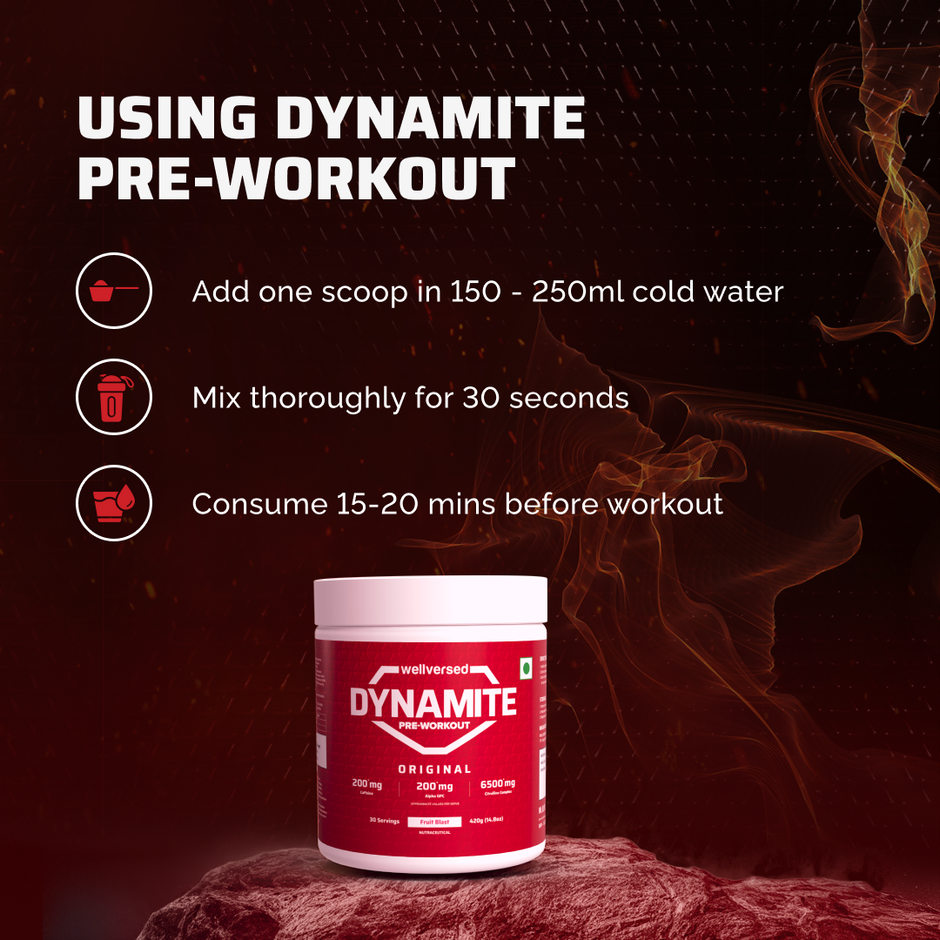 Dynamite Pre-Workout (30 Servings) Fruit Blast