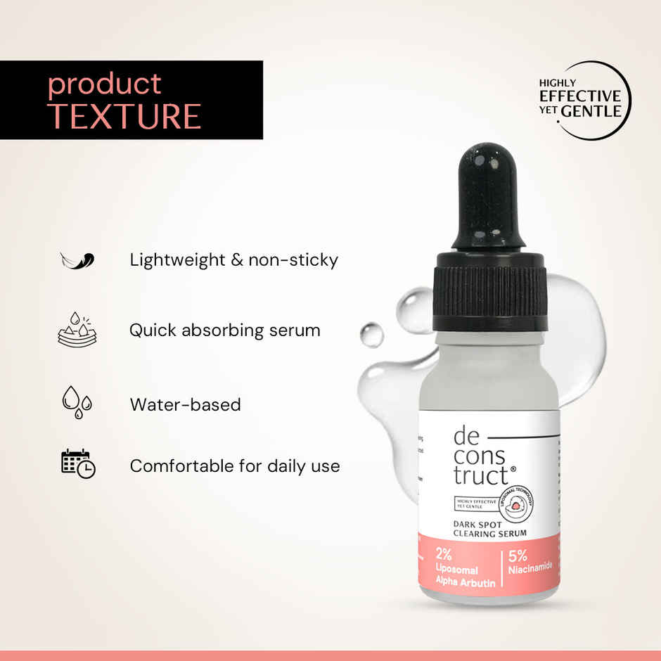 Deconstruct 5% Niacinamide Serum | Fades Pigmentation & Acne Marks