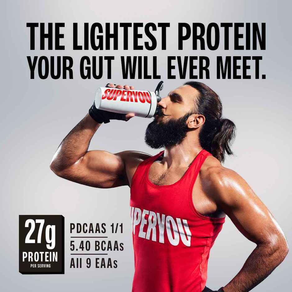 SuperYou Pro Fermented Yeast Protein | Unflavoured | 27g Protein Per Scoop