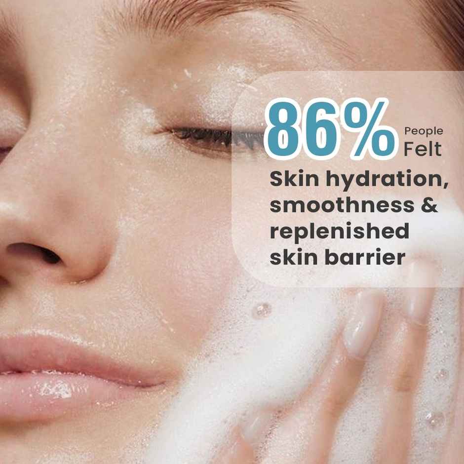 Glamveda Rice & Ceramide Face Wash | Gentle Cleanser for Dry & Sensitive Skin