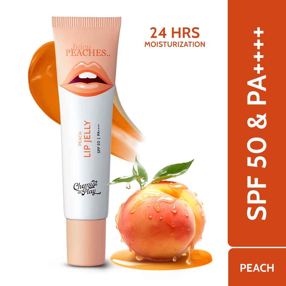 Chemist At Play Peach Tinted Lip Balm for Dry | Chapped | Pigmented Lips - SPF 50 PA++++