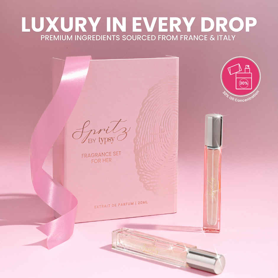 Spritz by Typsy Perfume Gift Set Vanilla Whispers, Forbidden Jasmine