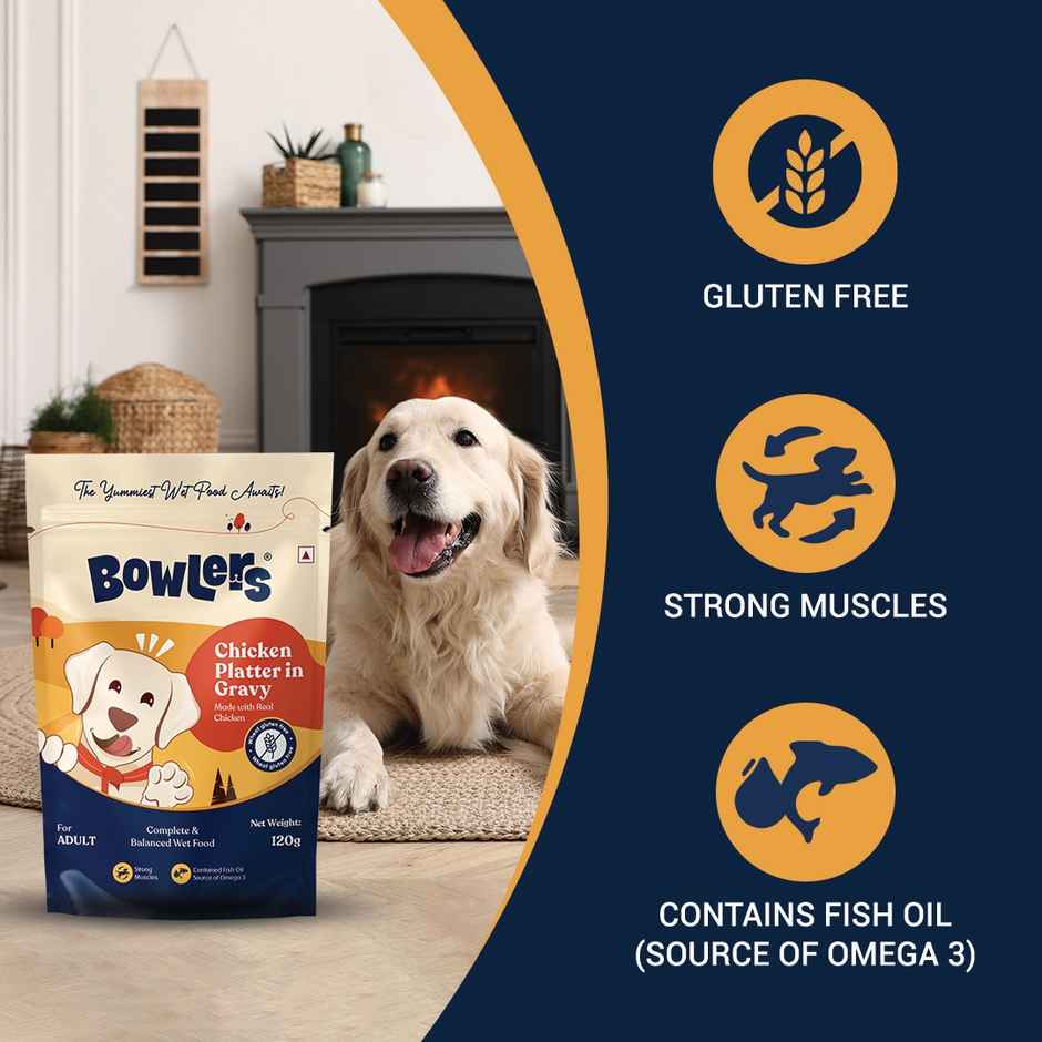 Bowlers Wet Dog FOOD Chicken Recipe In Gravy
