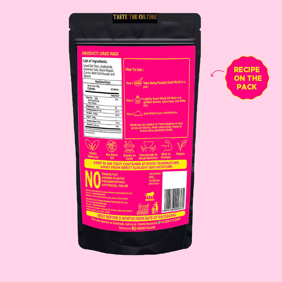 Being Punjabi Urad Dal Wadi | Straight from Amritsar