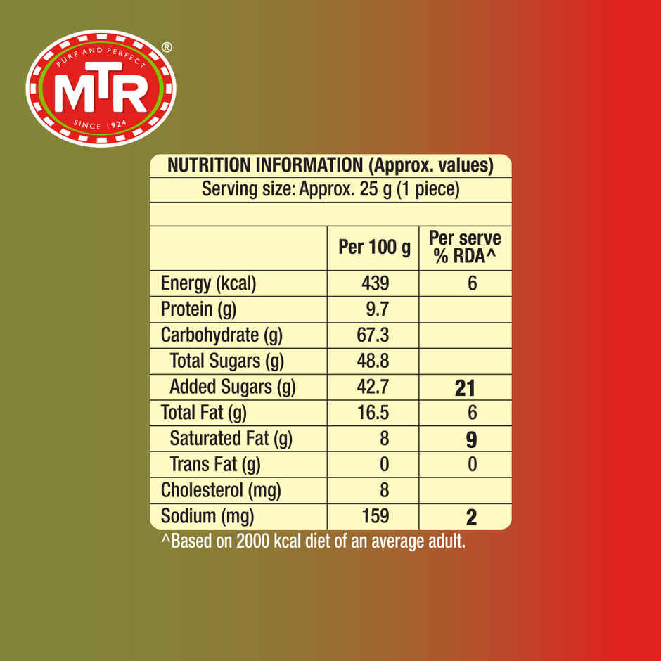 MTR Dharwad Peda | No Added Preservatives