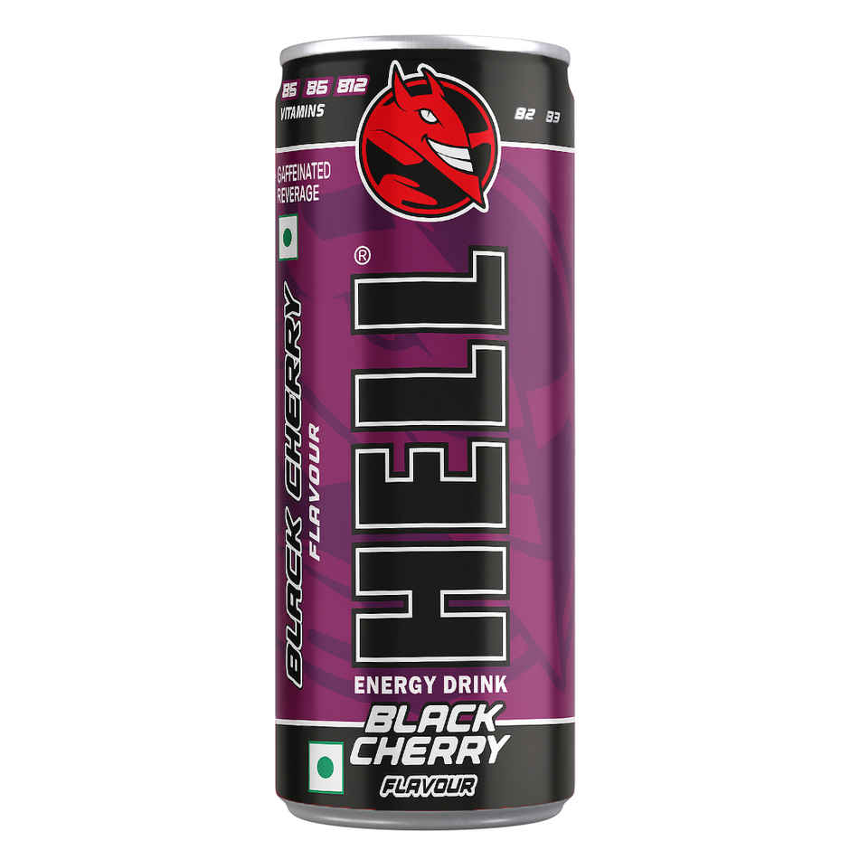 Hell Energy Drink Black Cherry