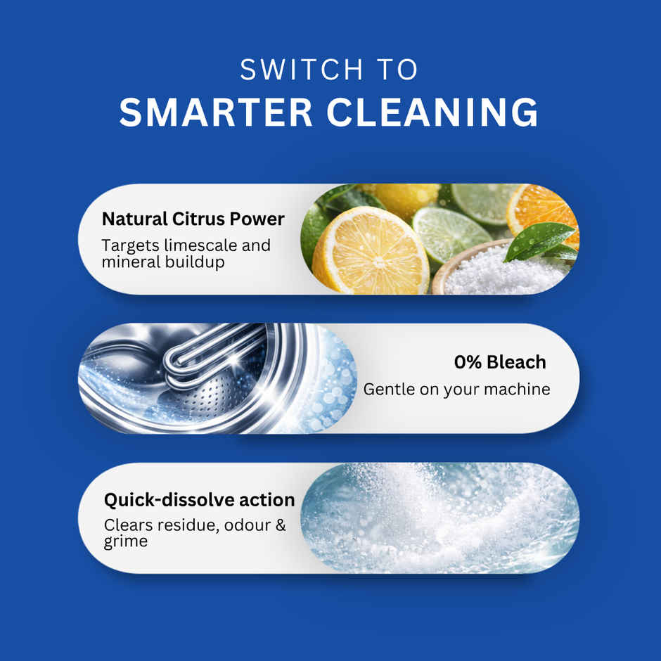 Klenzmo Washing Machine Cleaner & Descaler Pouch