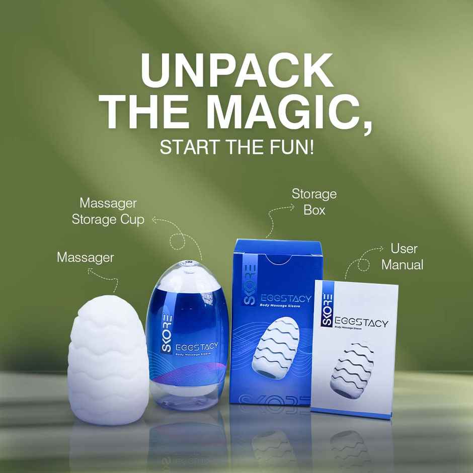 Skore Eggstacy Self-Pleasure | Massage Sleeve For Men