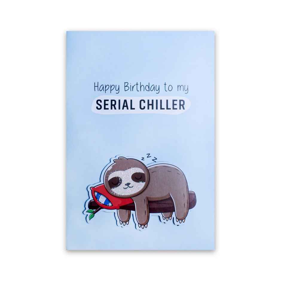 Itsy Bitsy Greeting Card & Envelope Birthday Chiller 4 x 6 Inch 2 Pc Pb Lb