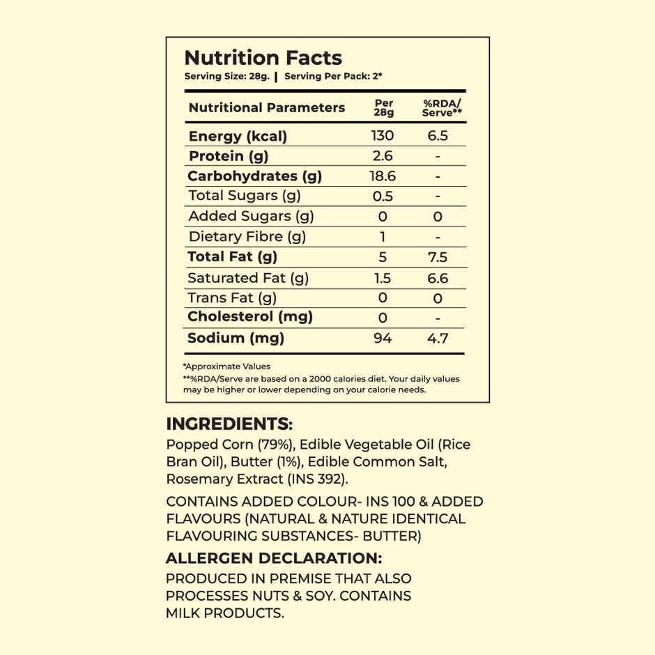 4700BC Butter Popcorn | Jumbo Size | Zero Palm Oil