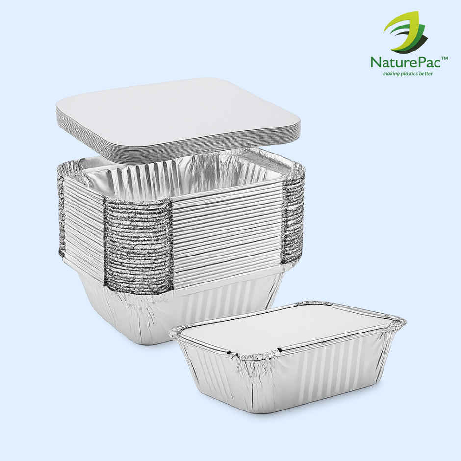 Naturepac Foil Container + Lid | 250 ml