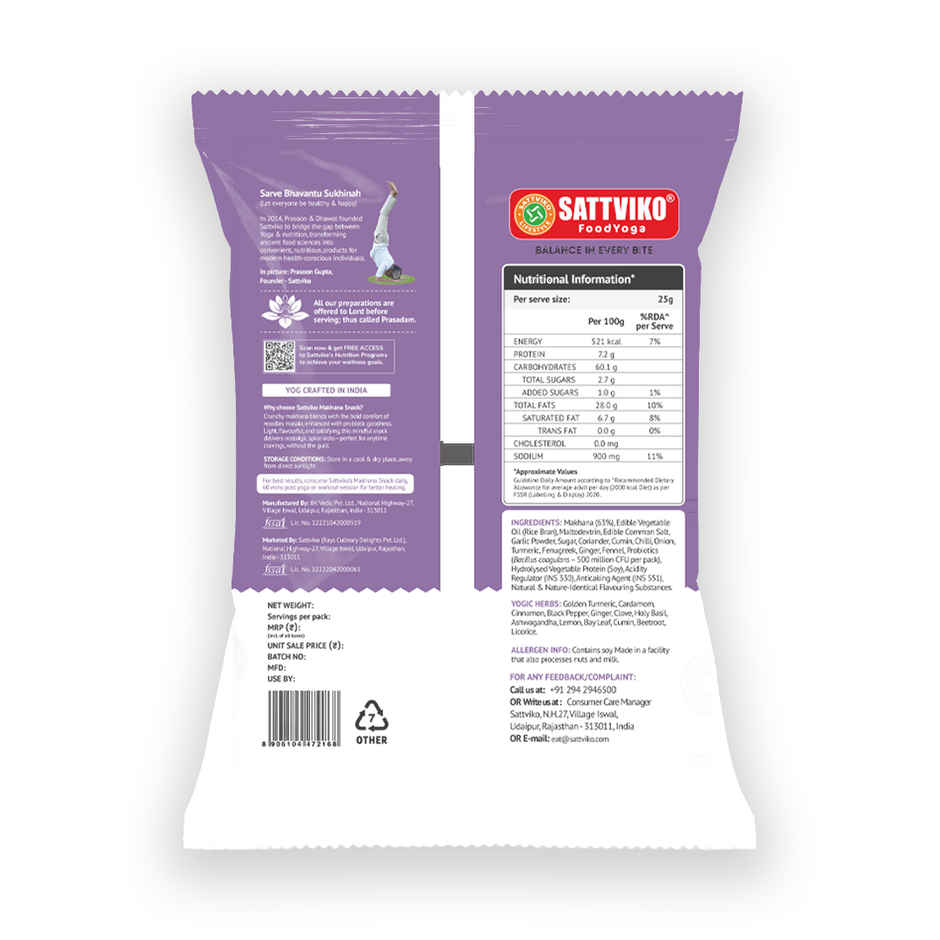 Sattviko Noodles Masala Roasted Makhana