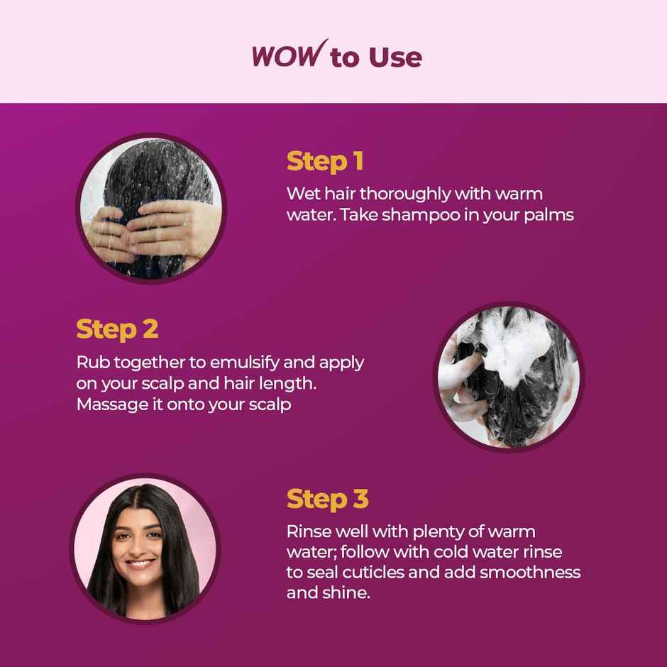 WOW Skin Science Red Onion Black Seed Oil Shampoo
