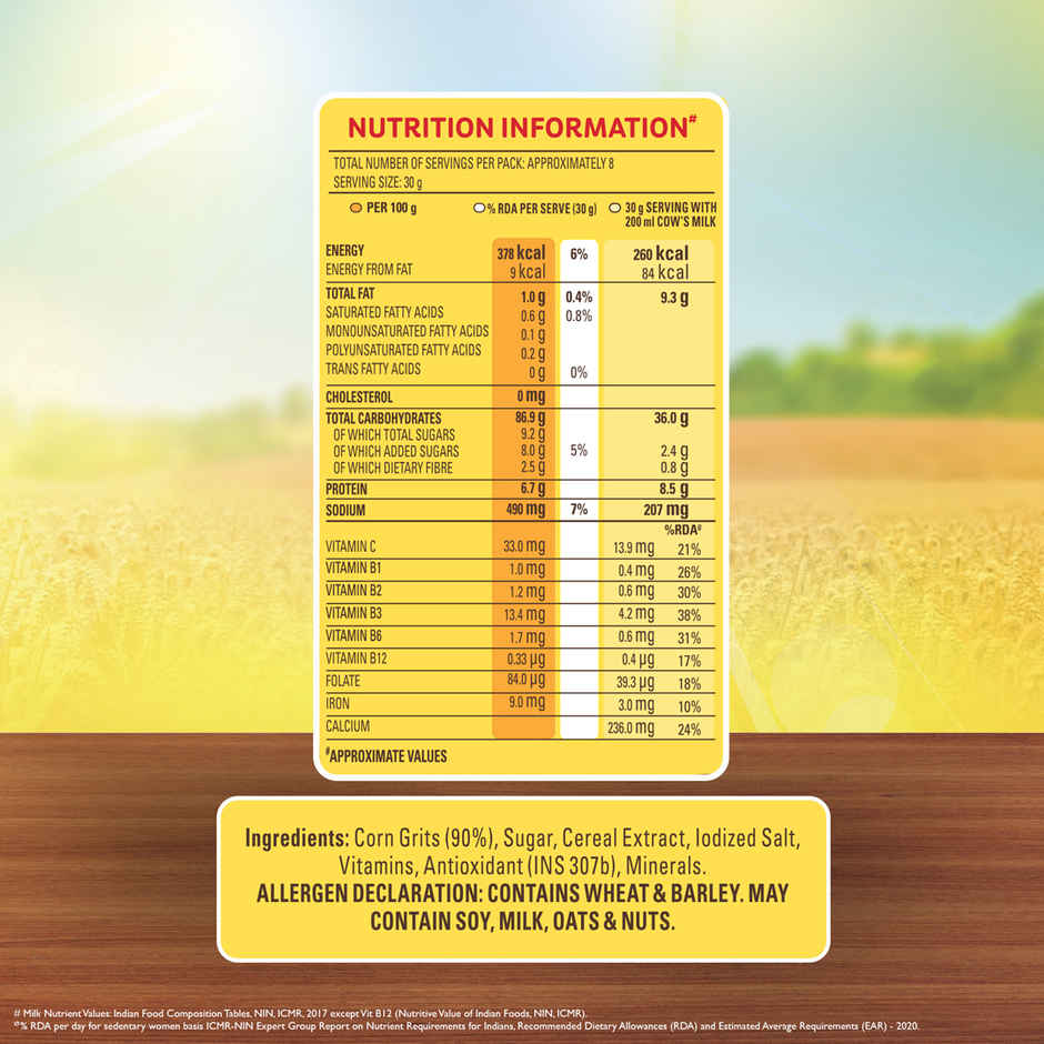 Kellogg's Corn Flakes Original | High in Iron | High in B Group Vitamins | Breakfast Cereals