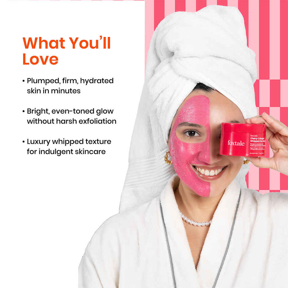 Foxtale Mon Cheri Cherry-Collagen Whipped Clay Mask