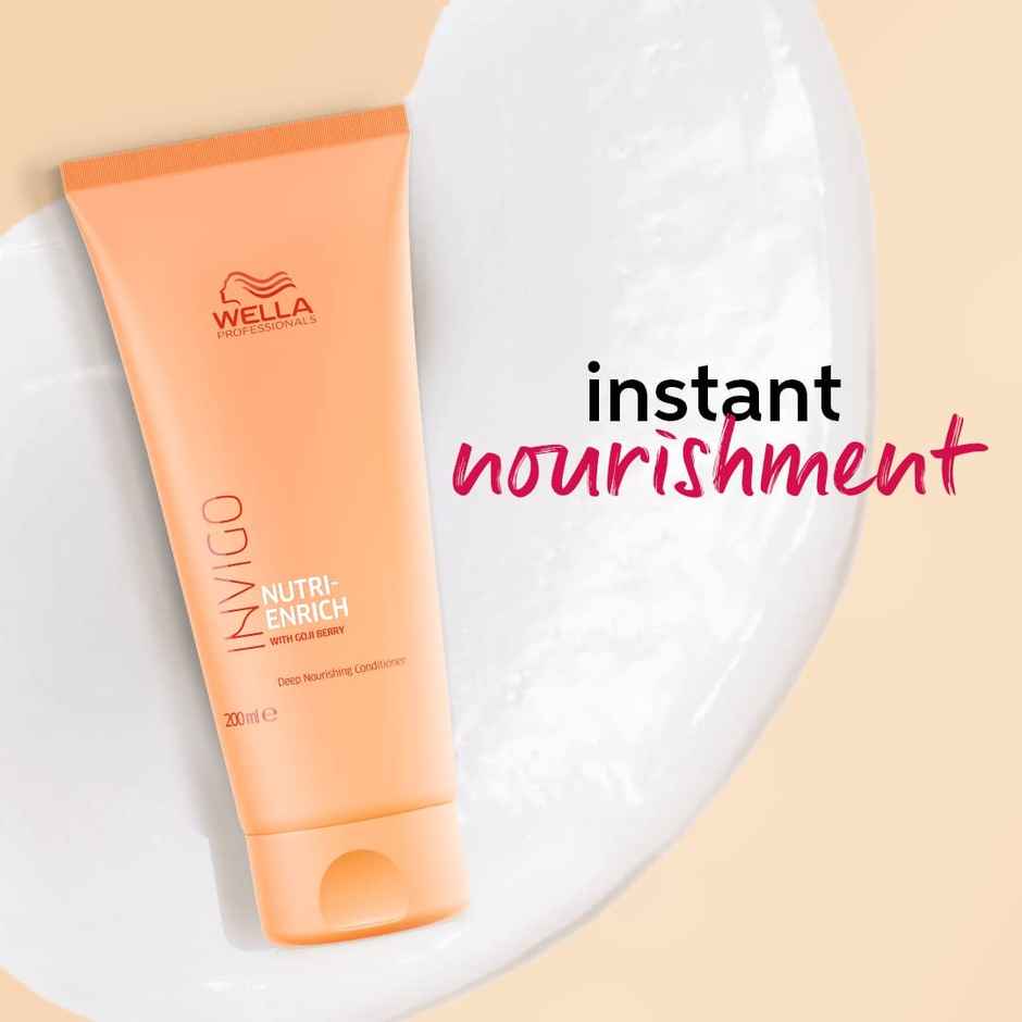 Wella Professionals Invigo Nutri Enrich Conditioner For Dry, Frizzy & Damaged Hair