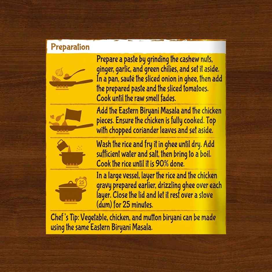 Eastern Authentic Biryani Masala Powder | Since 1983