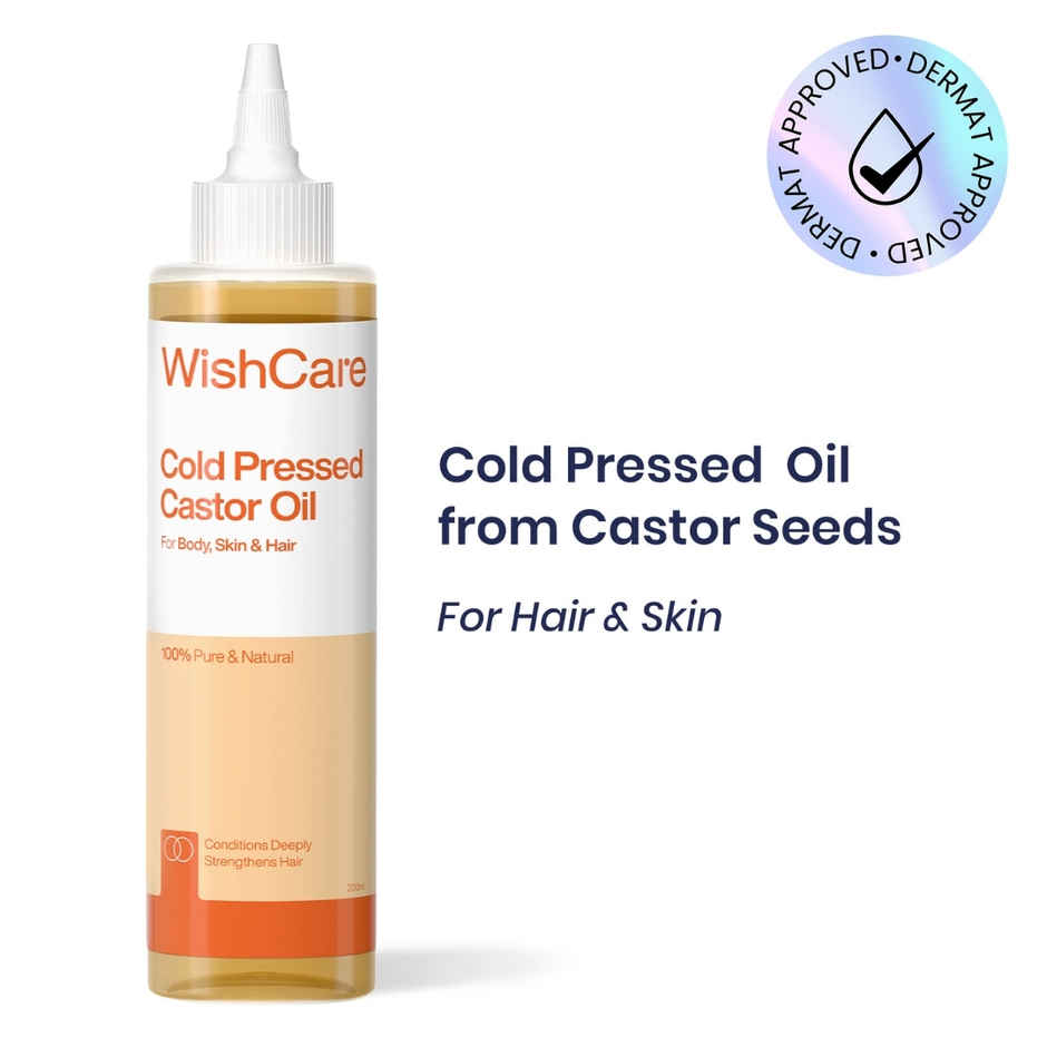Wishcare 100% Pure Cold Pressed Castor Oil