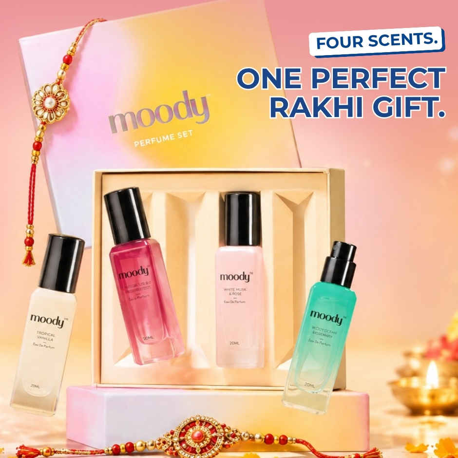 Moody Perfume Giftset of 4 for Women | Perfume for Her | Rakhi Giftset
