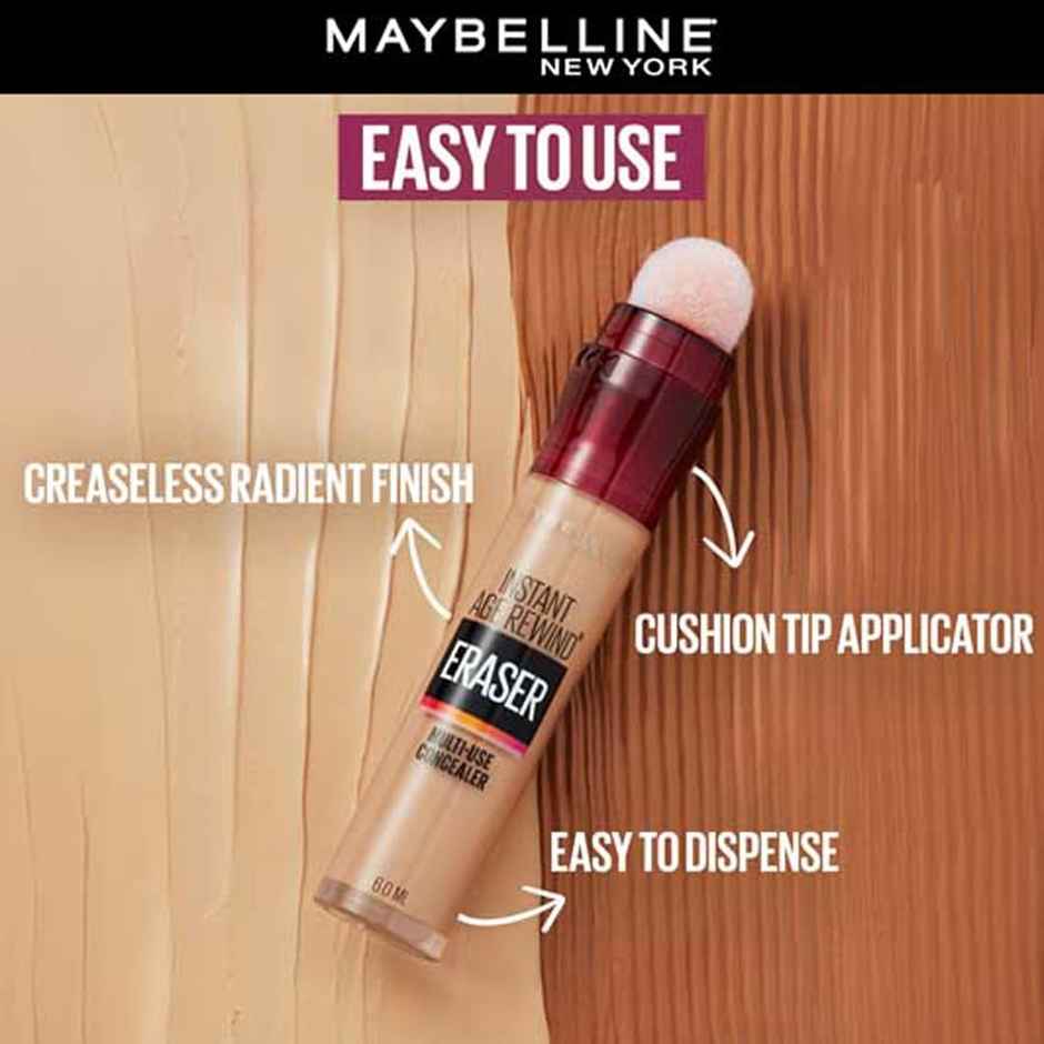 Maybelline New York Instant Age Rewind Eraser Concealer | Conceal, Contour, Highlight | Caramel