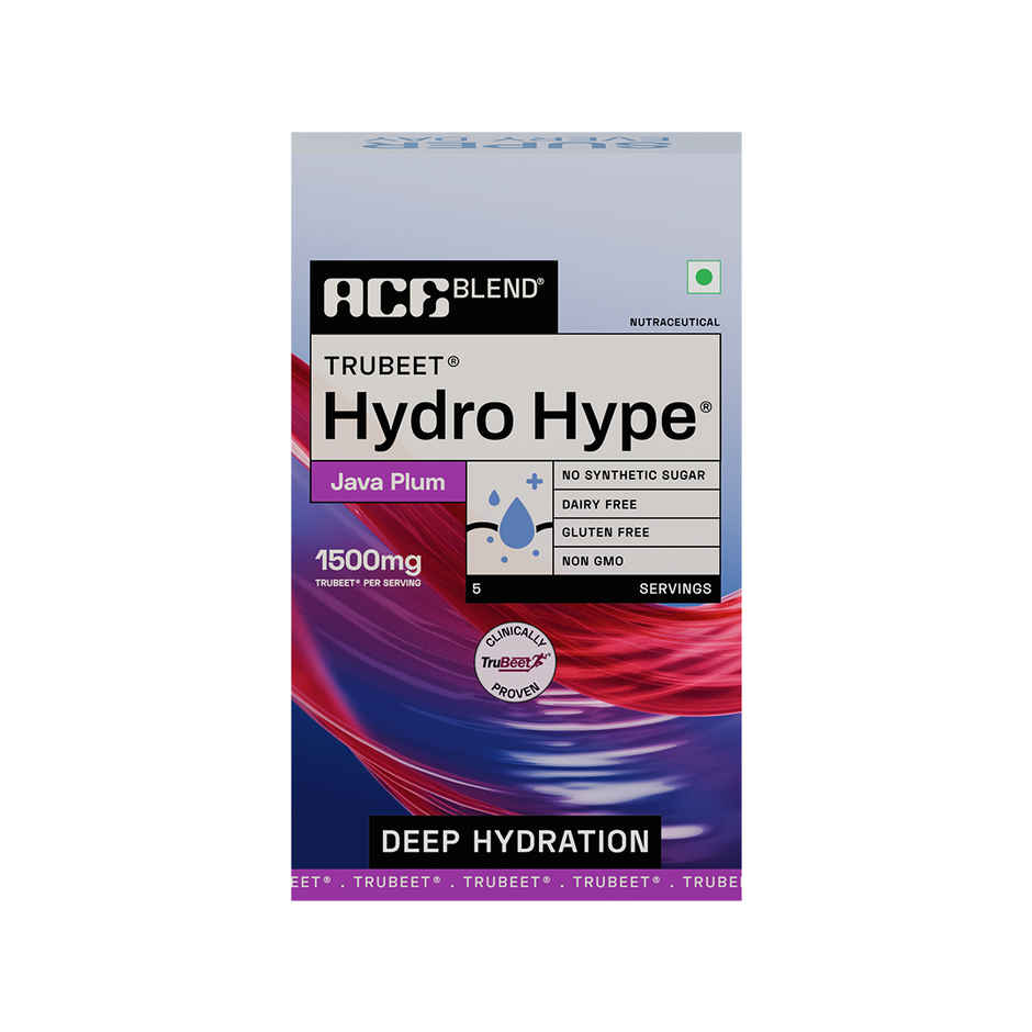 Ace Blend Trubeet Hydro Hype Electrolyte Java Plum | Hydration & Endurance Support