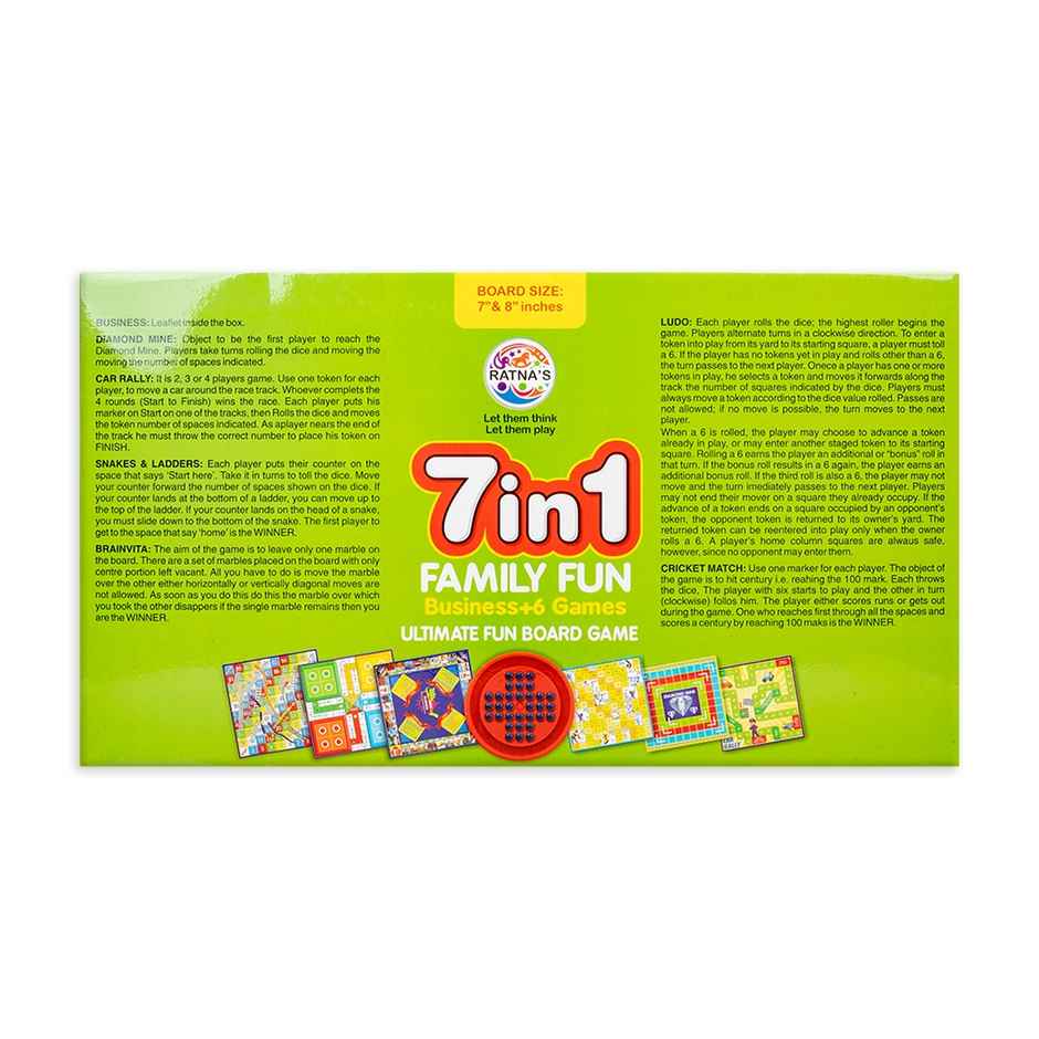 Ratna's 7 In 1 Family Fun Games