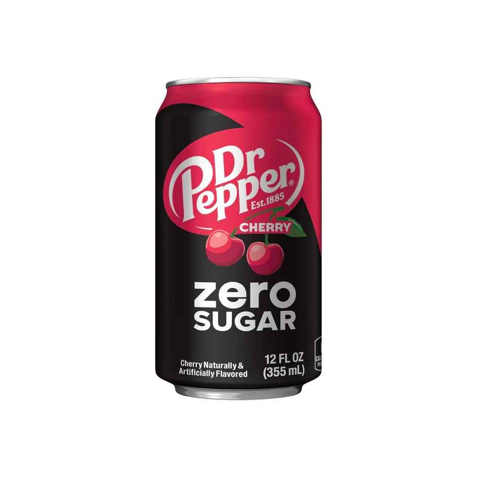 Dr Pepper Cherry Flavour Zero Sugar Soda