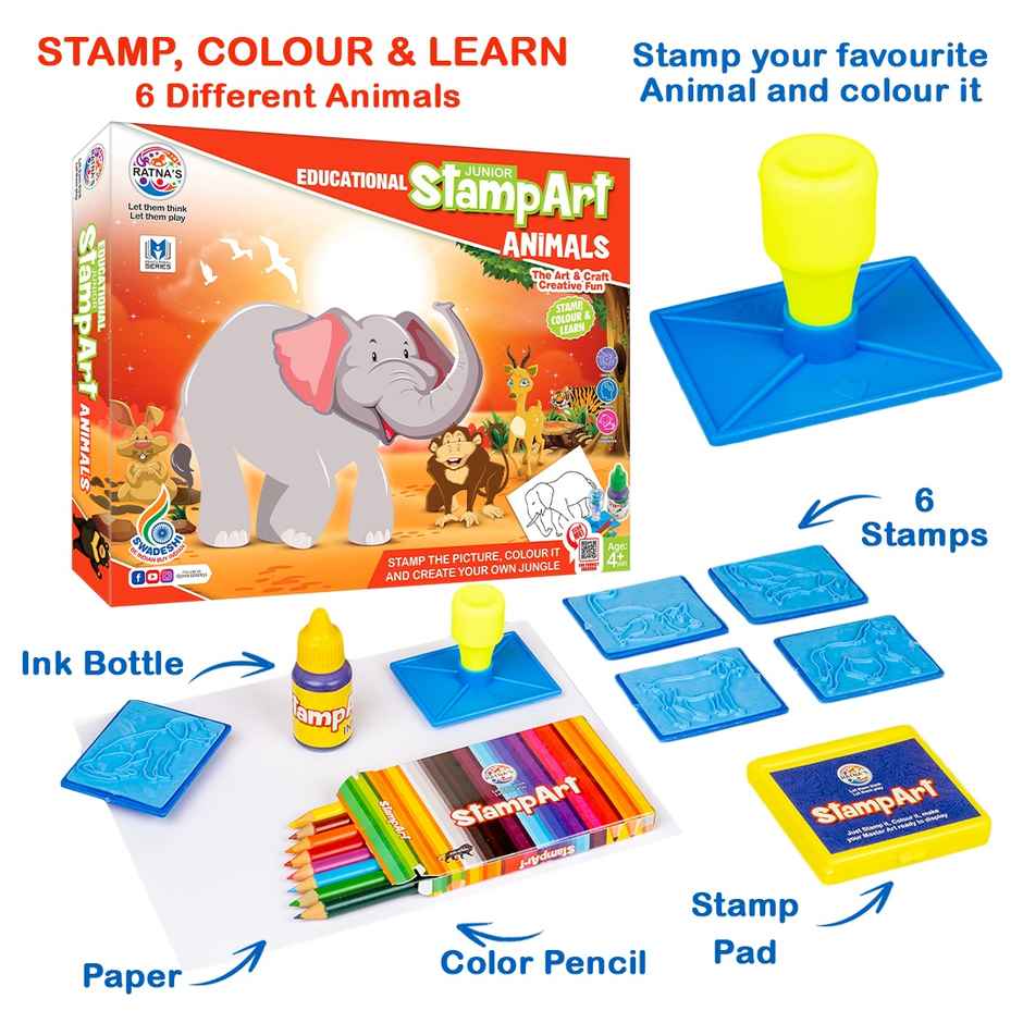 Ratna's Stamp Art | S Animal