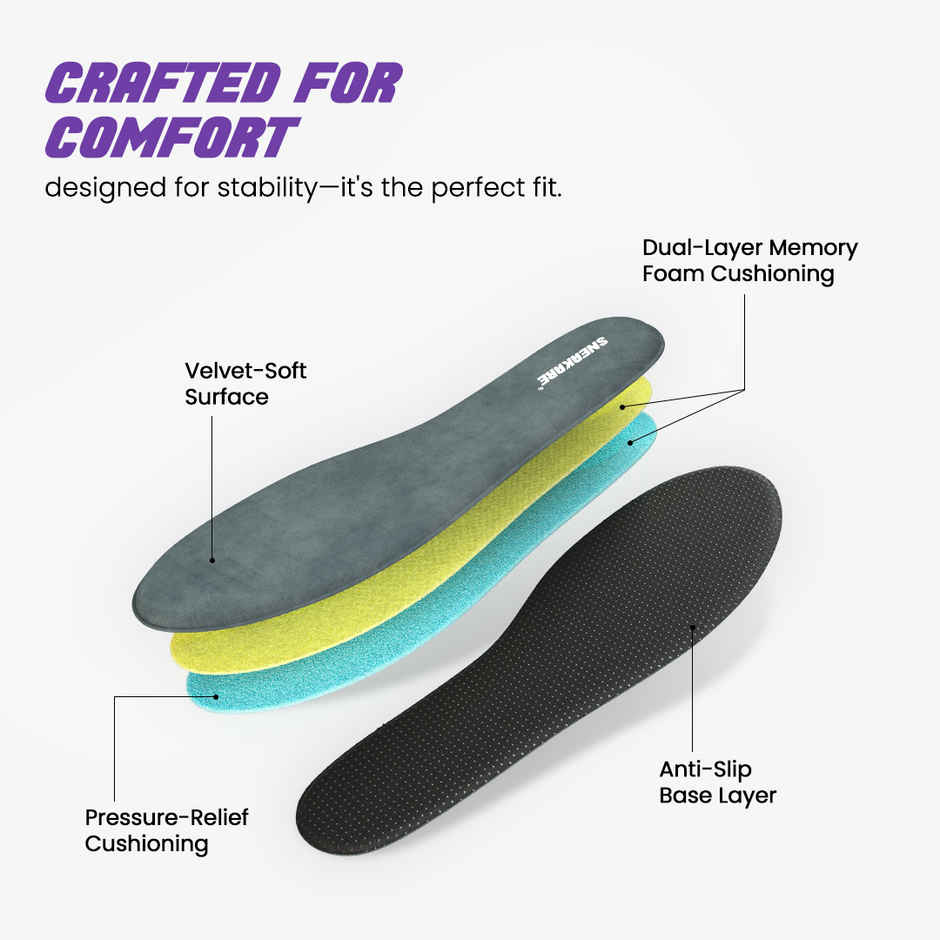 Sneakare Cloudsole Memory Foam Insoles Small | UK3.5 - UK6.5