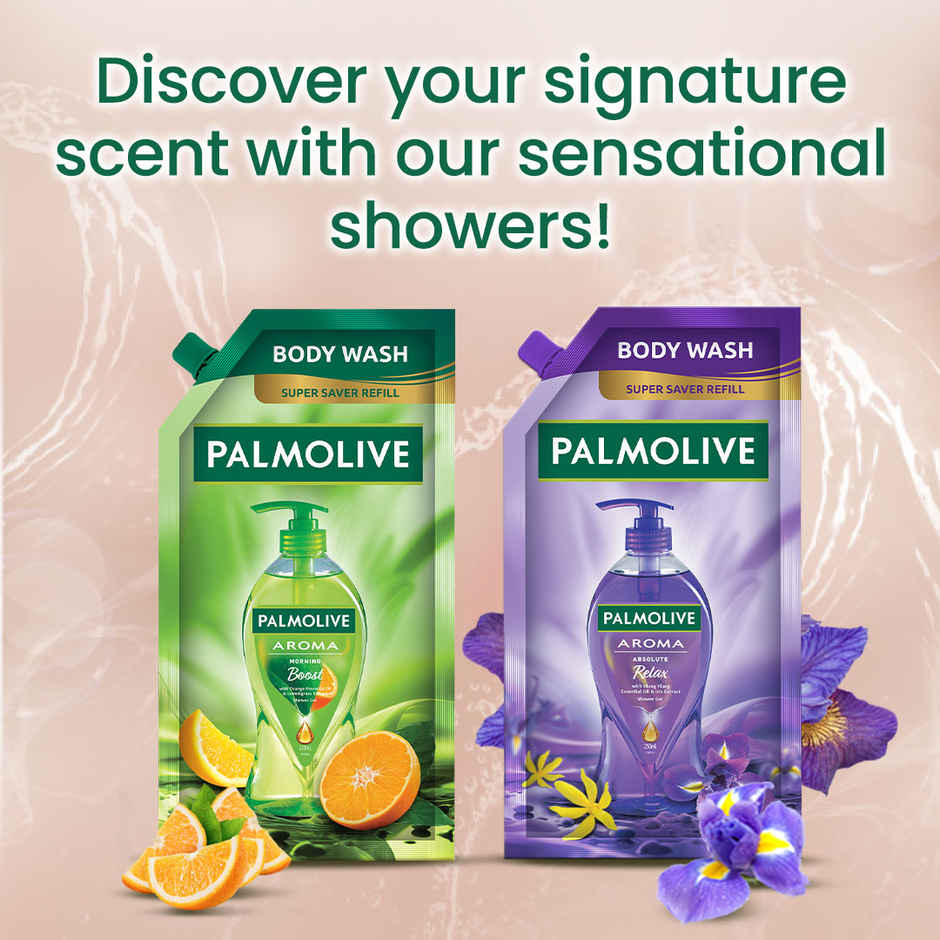 Palmolive Iris & Ylang Ylang Essential Oil Aroma Absolute Relax Body Wash Refill Pack