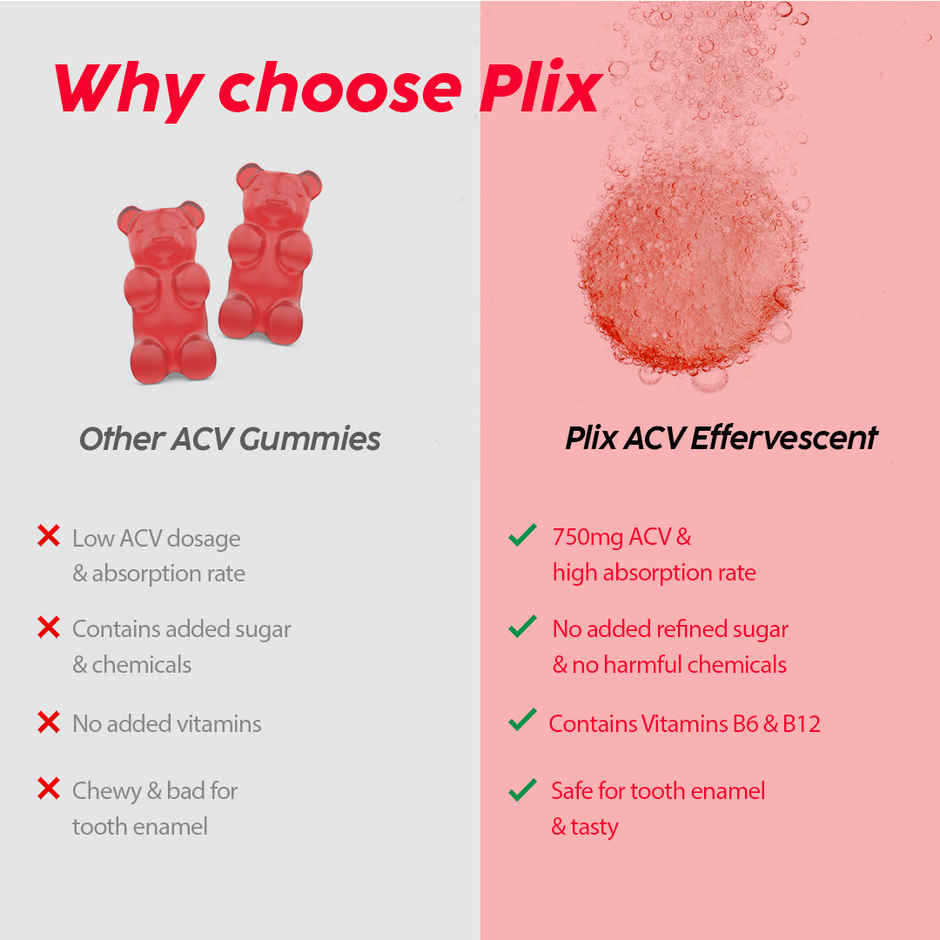 Plix The Plant Fix ACV 750mg Watermelon