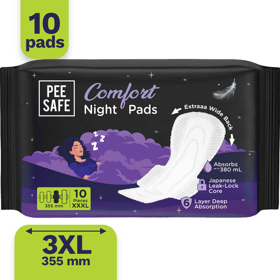Pee Safe Comfort Night Pads 3XL
