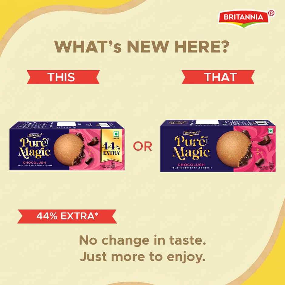 Britannia Pure Magic Chocolush Choco Filled Cookie