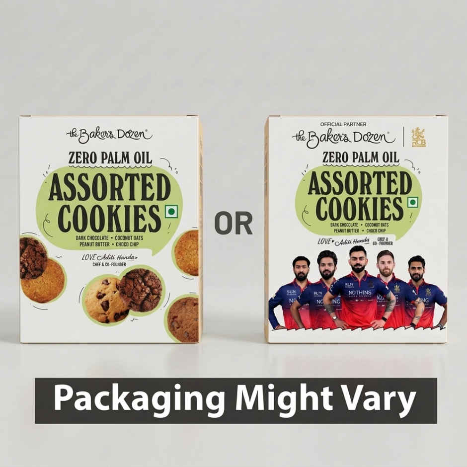 The Baker's Dozen Assorted Cookies | Dark Chocolate, Coconut Oats & Peanut Butter Cookies