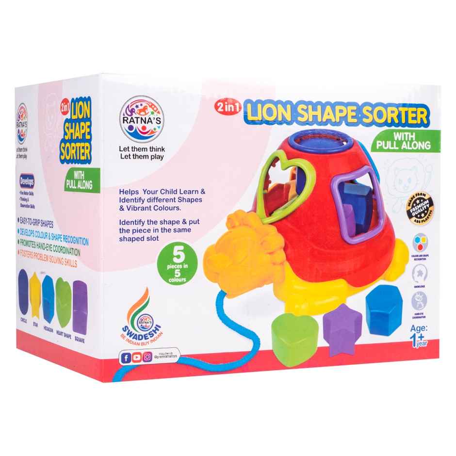 Ratna's Lion Shape Sorter 2In1