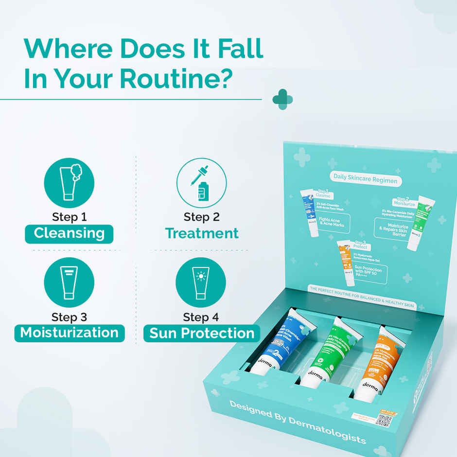 The Derma Co Mini Trio Travel Pack