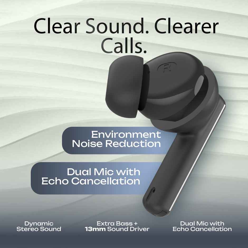 SnapUp Snapods S511 Ion True Wireless in-ear Earbuds - Deep Black