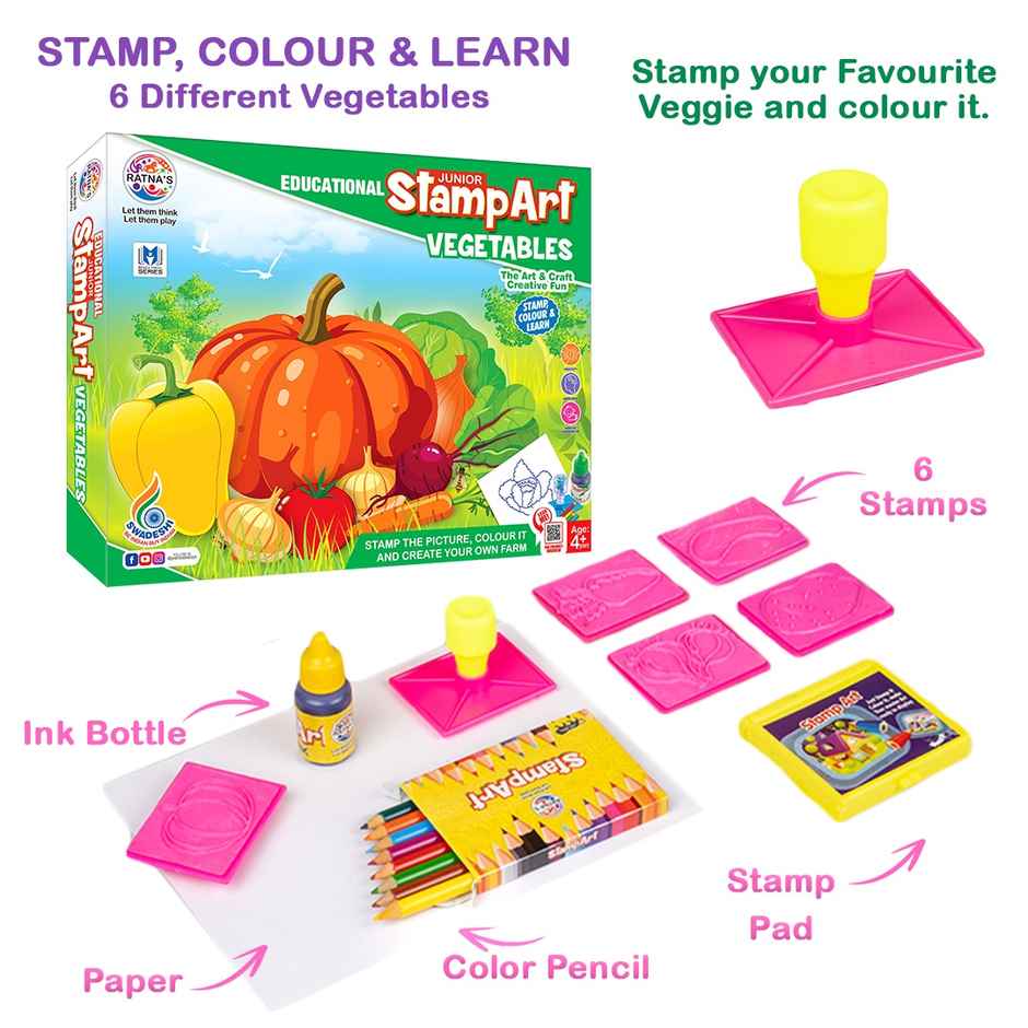 Ratna's Stamp Art | S Vegetable