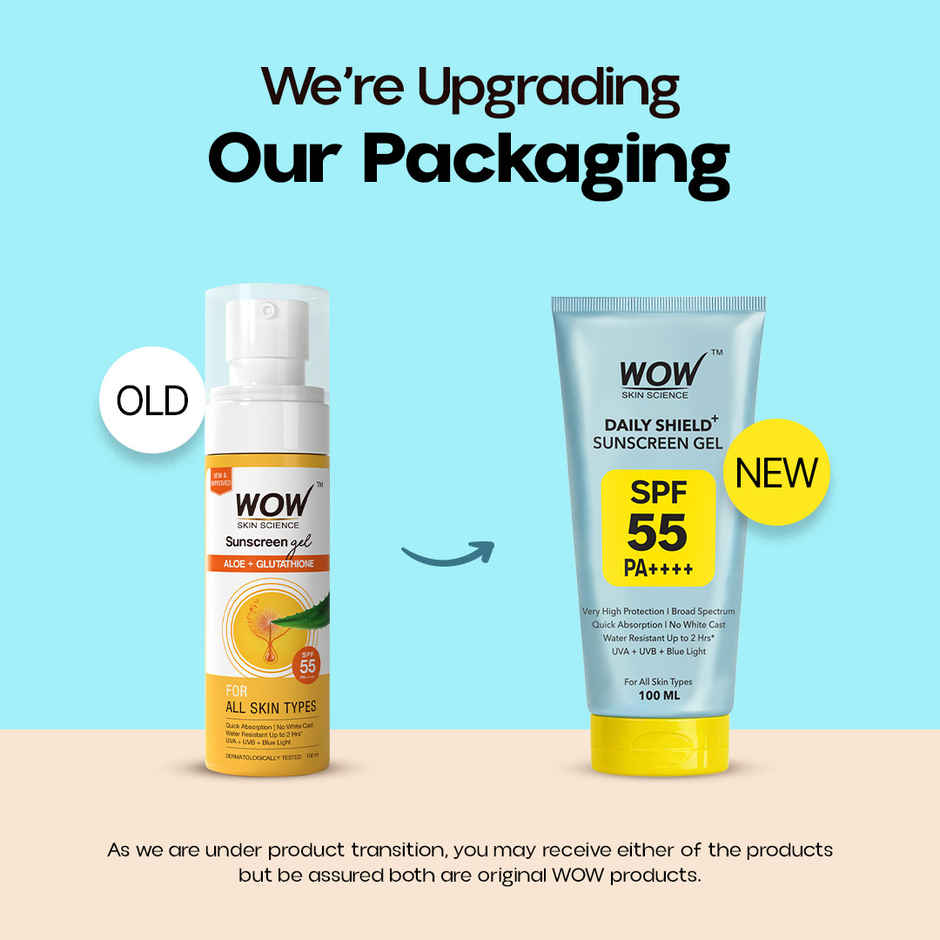 Wow Skin Science SPF 55 PA++++ Sunscreen Gel