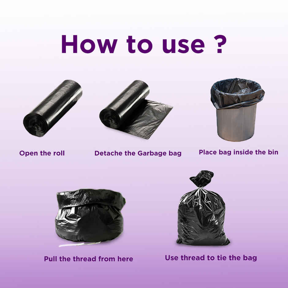 Ezee Medium Garbage Bags 19x 21 Inch