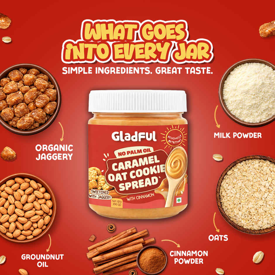 Gladful Caramel Oat Cookie Spread