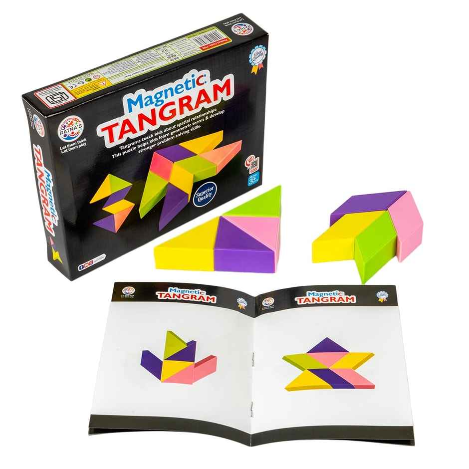 Ratna's Magnetic Tangram | Assorted | Educational & Fun