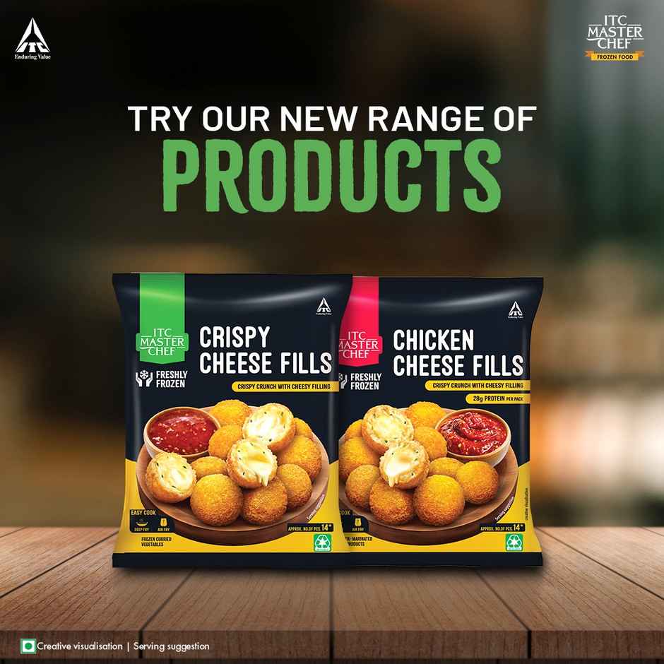 ITC Master Chef Crispy Cheese Fills Nuggets, Frozen Snack