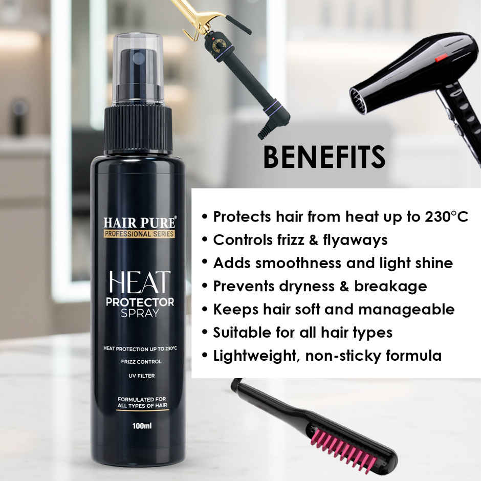 Hair Pure Heat Protector Hair Spray