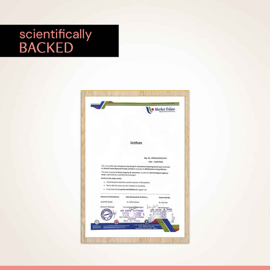 Deconstruct 5% Niacinamide 2% Alpha Arbutin Clearing Serum | Reduces Dark Spots, Pigmentation