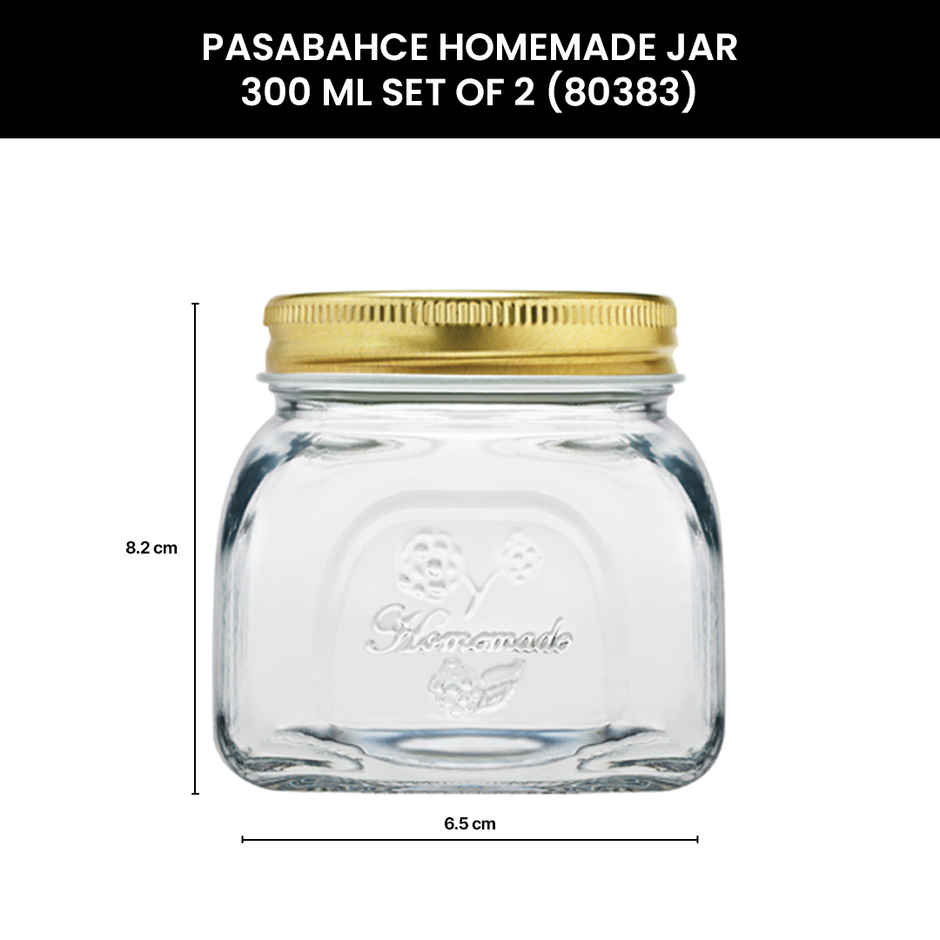 Pasabahce Homemade Jar Lp | 300 ml | 2 Pcs Set