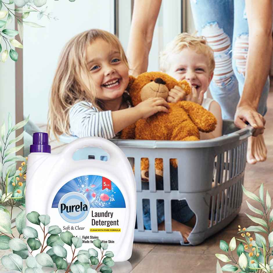 Purela Fresh Top & Front Load Balanced pH Non-Toxic Detergent Liquid
